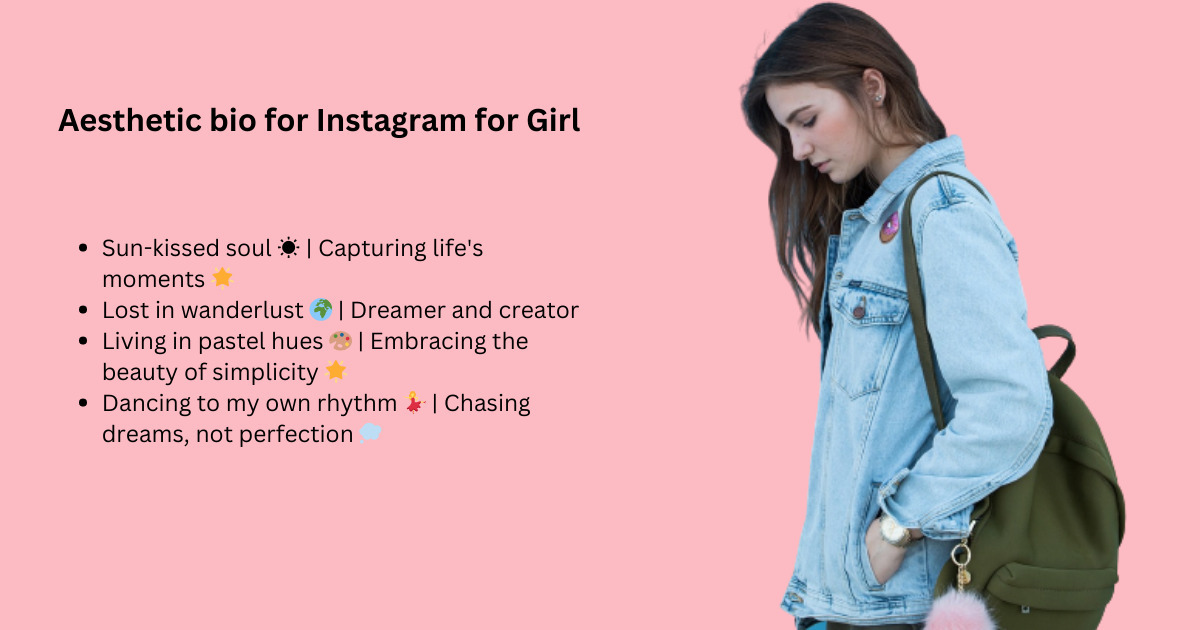 bio for Instagram for girl